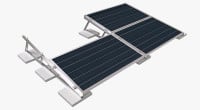 GS-Solar Roof Mounting System (Triangle Bracket)